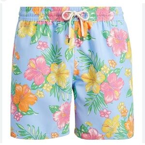 Polo Ralph Lauren tropical hibiscus print board shorts Size Large